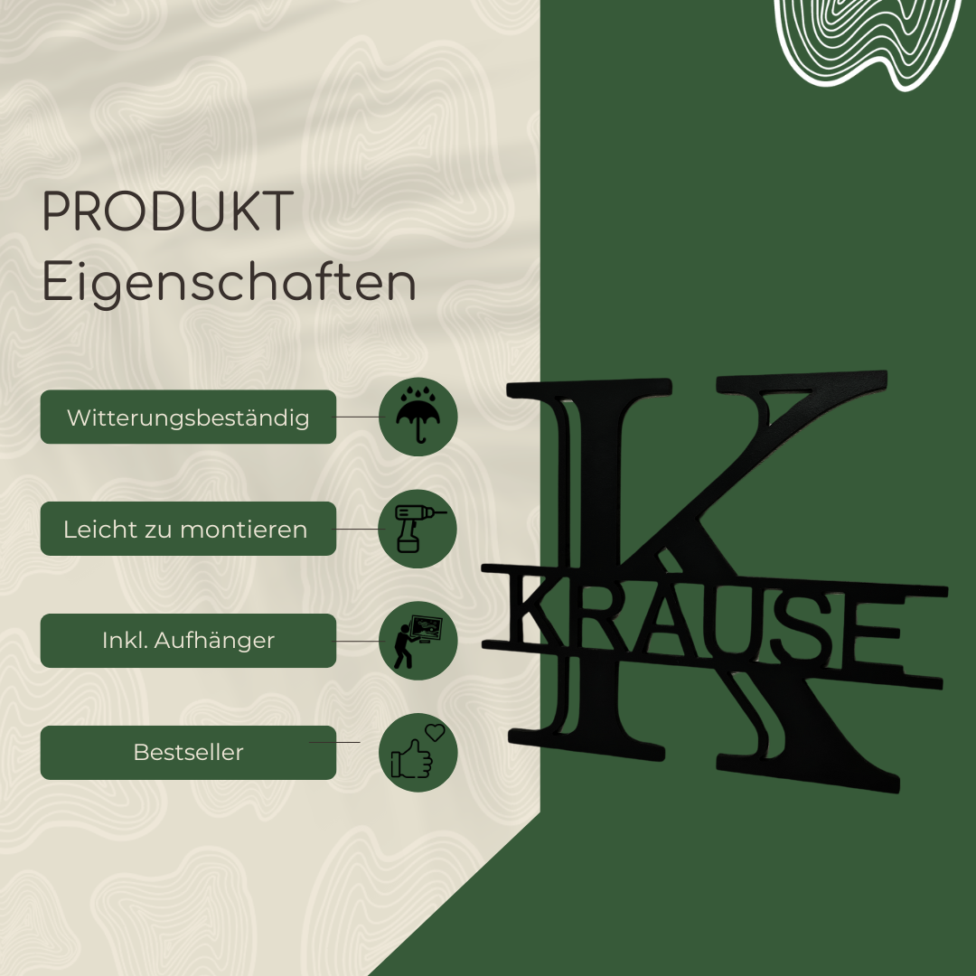 Personalisierte Hausnummer aus Trespa® – wetterfest & langlebig für die Außenwand