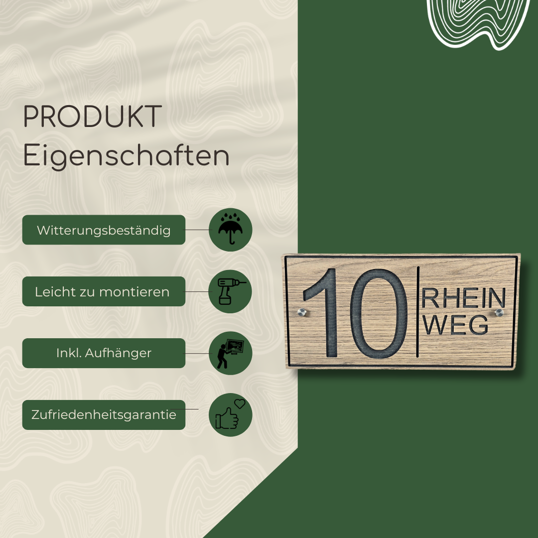 Hausnummer – Hochwertig, rostfrei & perfekt für dein Zuhause